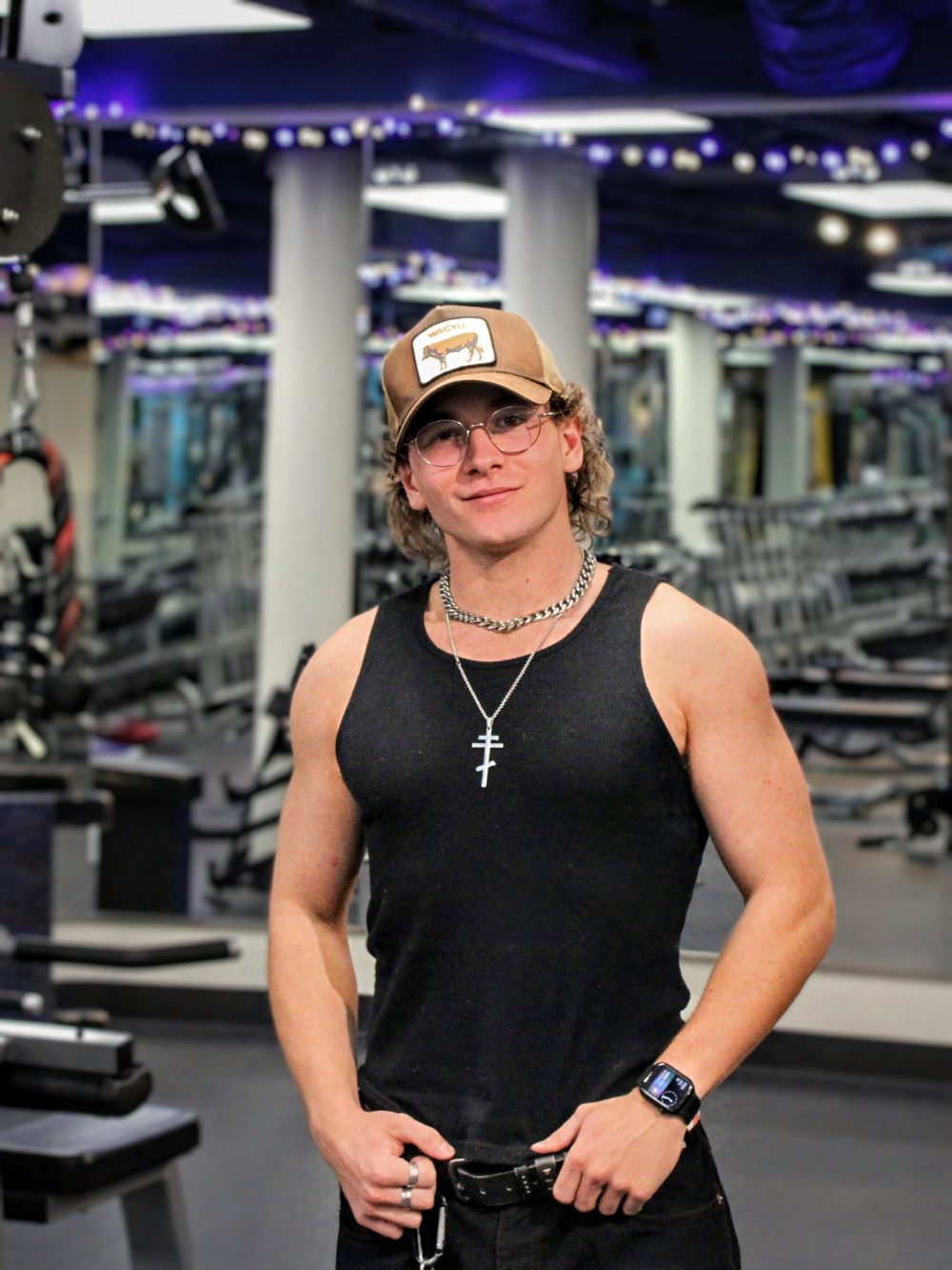 Peter, personal trainer, on the gym floor
